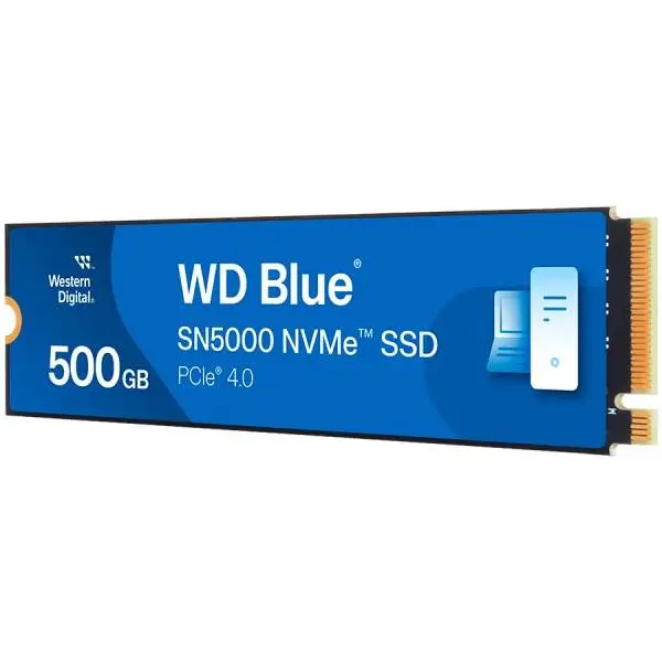 Диск SSD WD Blue SN5000 500GB M.2 2280 PCIe Gen4 - WDS500G4B0E
