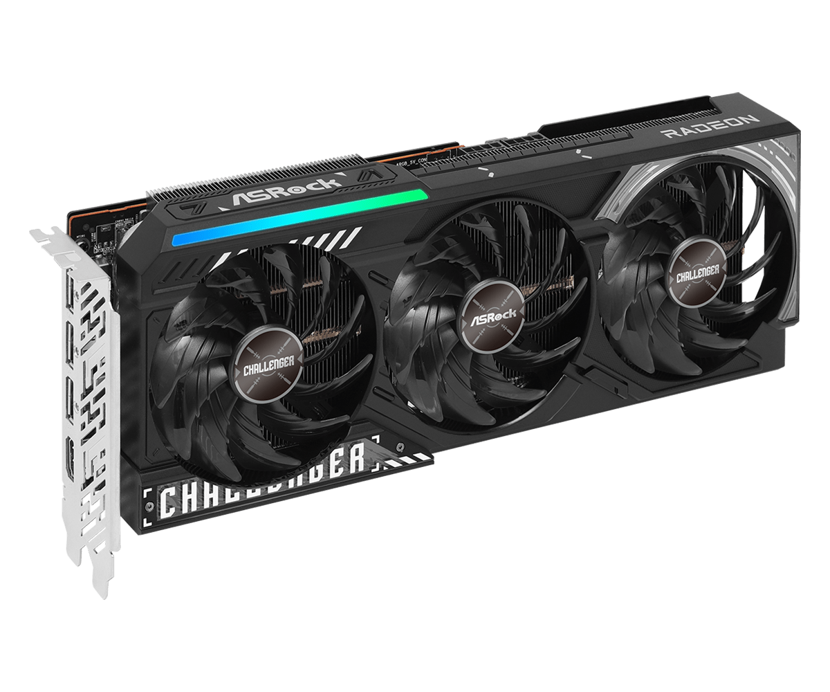 Видео карта Asrock Radeon RX 9070 Challenger 16GB - RX9070 CL 16G
