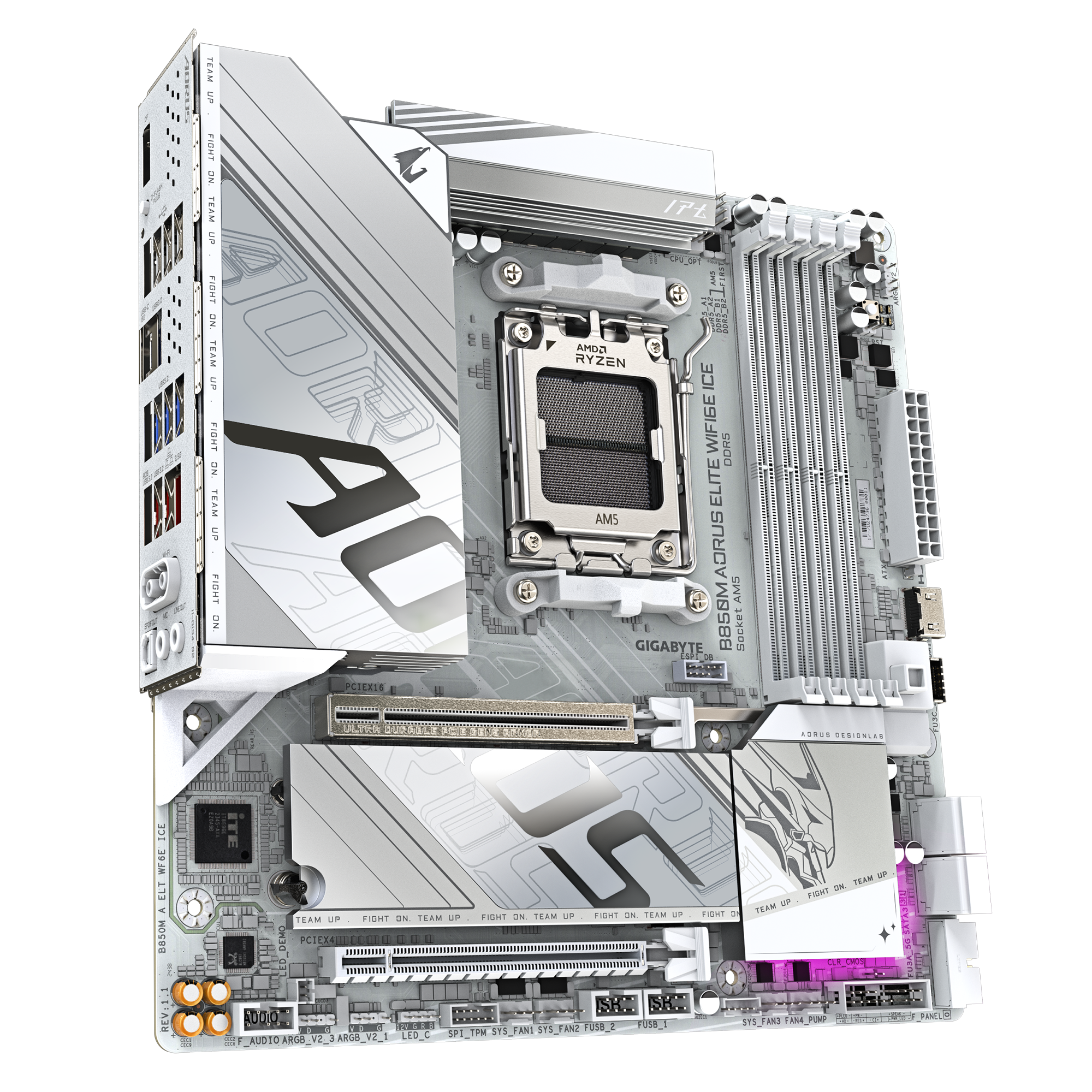 Дънна платка Gigabyte B850M AORUS ELITE WIF6E ICE 