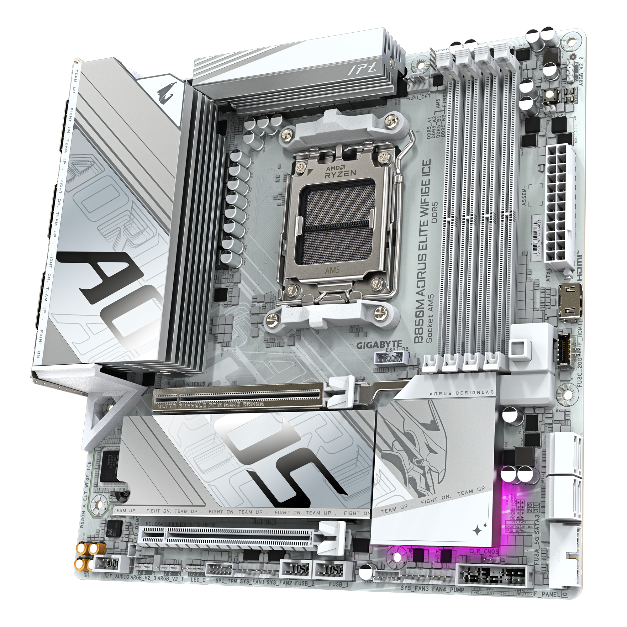 Дънна платка Gigabyte B850M AORUS ELITE WIF6E ICE 