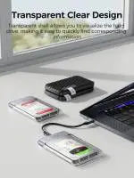 Orico външна кутия за диск Storage - Case - 2.5 inch 5Gbps USB-C Transparent - TX25C3-GY-BP