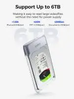 Orico външна кутия за диск Storage - Case - 2.5 inch 5Gbps USB-C Transparent - TX25C3-GY-BP