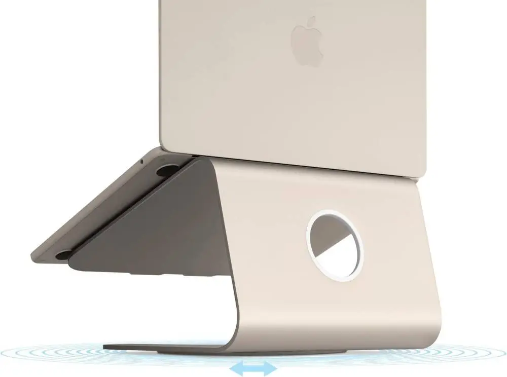 Поставка за лаптоп Rain Design mStand360 with Swivel Base - Starlight