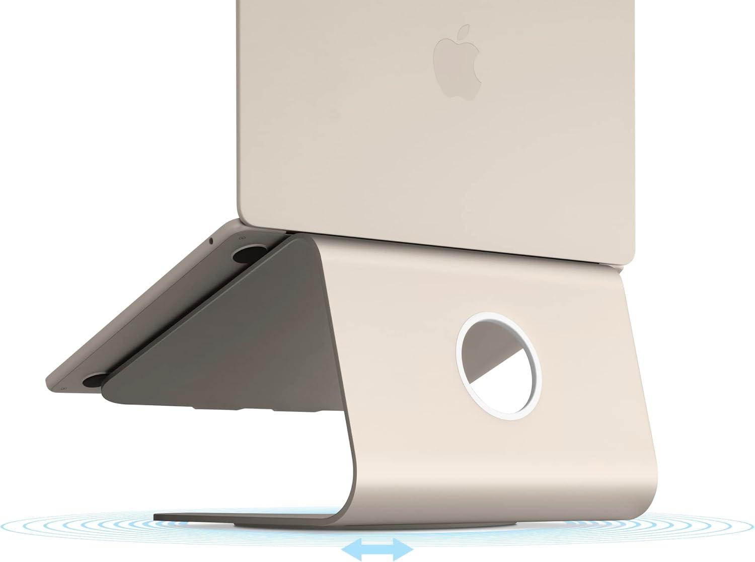 Поставка за лаптоп Rain Design mStand360 with Swivel Base - Starlight