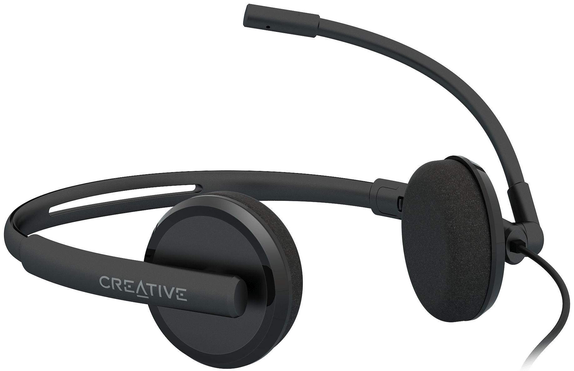 Слушалки с микрофон Creative HS-220 - USB