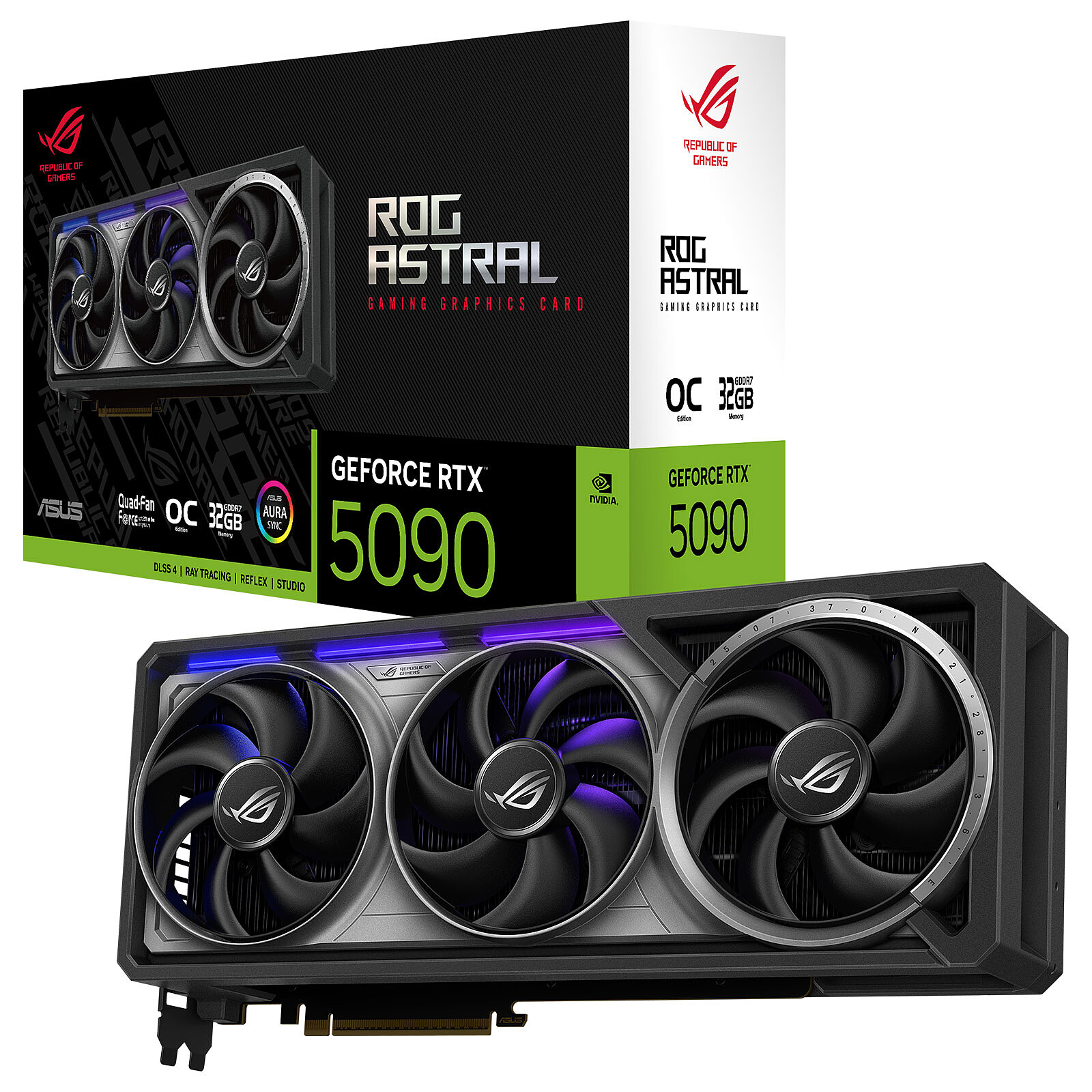 Видео карта ASUS ROG Astral GeForce RTX 5090 32GB GDDR7 OC Edition - 90YV0LW0-M0NA00