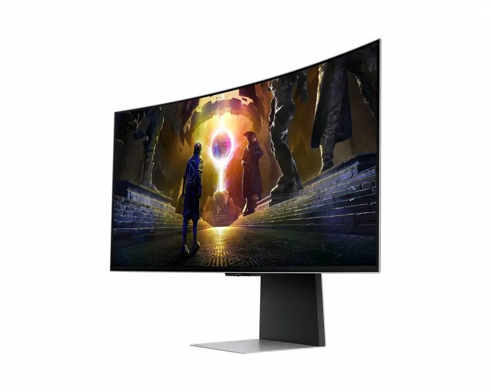Монитор Samsung Odyssey OLED G8 G85SD Ultra WQHD, 34" CURVED 1800R 3440 x 1440, 175 Hz, 0.03ms, G-SYNC Compatible, AMD FreeSync Premium Pro 