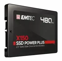 Диск SSD EMTEC X150 480GB 2.5" SATAIII 6Gb/s 3D NAND - ECSSD480GX150