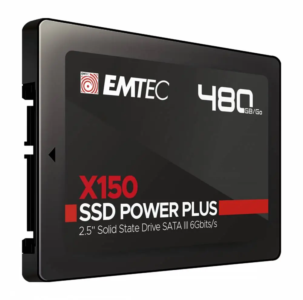 Диск SSD EMTEC X150 480GB 2.5" SATAIII 6Gb/s 3D NAND - ECSSD480GX150