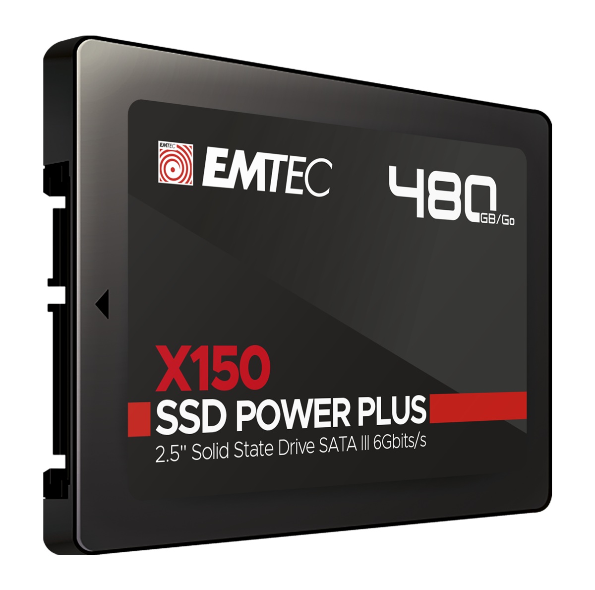 Диск SSD EMTEC X150 480GB 2.5" SATAIII 6Gb/s 3D NAND - ECSSD480GX150