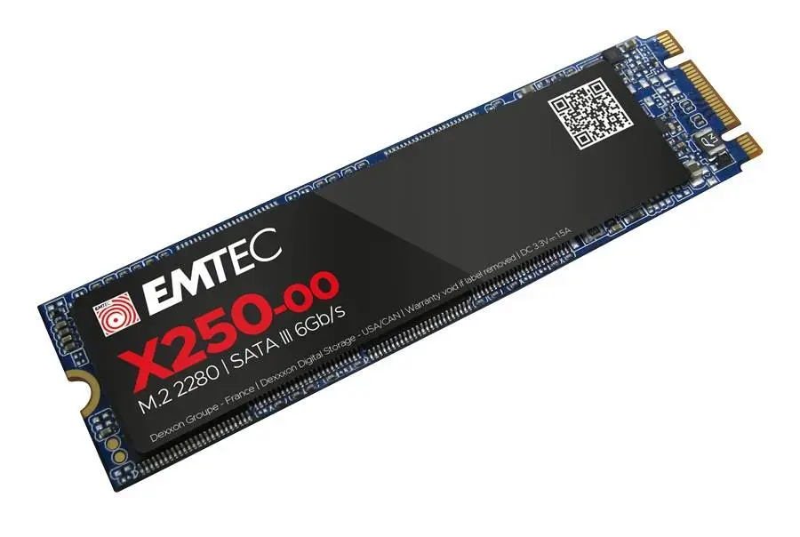 Диск SSD EMTEC X150 1TB M.2 2280 SATAIII 6Gb/s 3D NAND - ECSSD1TX250