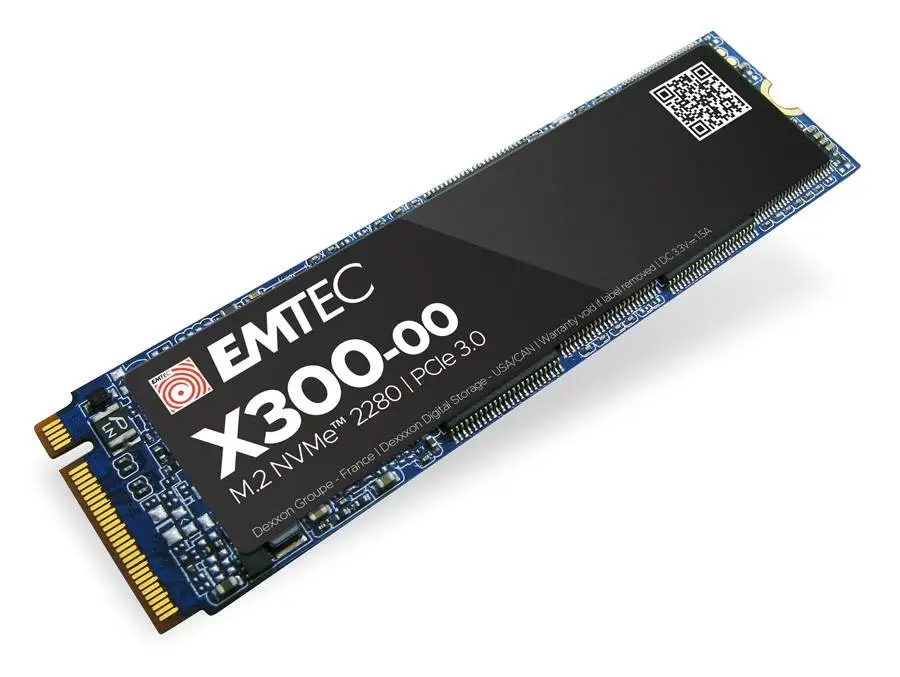 Диск SSD EMTEC X300 256GB M.2 2280 NVMe PCIe Gen3x4 - ECSSD256GX300