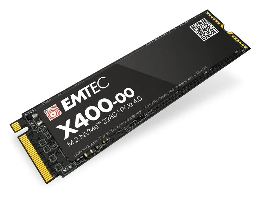 Диск SSD EMTEC X400 500GB M.2 2280 NVMe PCIe Gen4x4 - ECSSD500GX400
