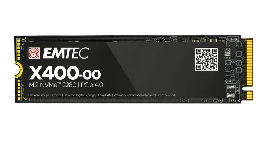 Диск SSD EMTEC X400 500GB M.2 2280 NVMe PCIe Gen4x4 - ECSSD500GX400