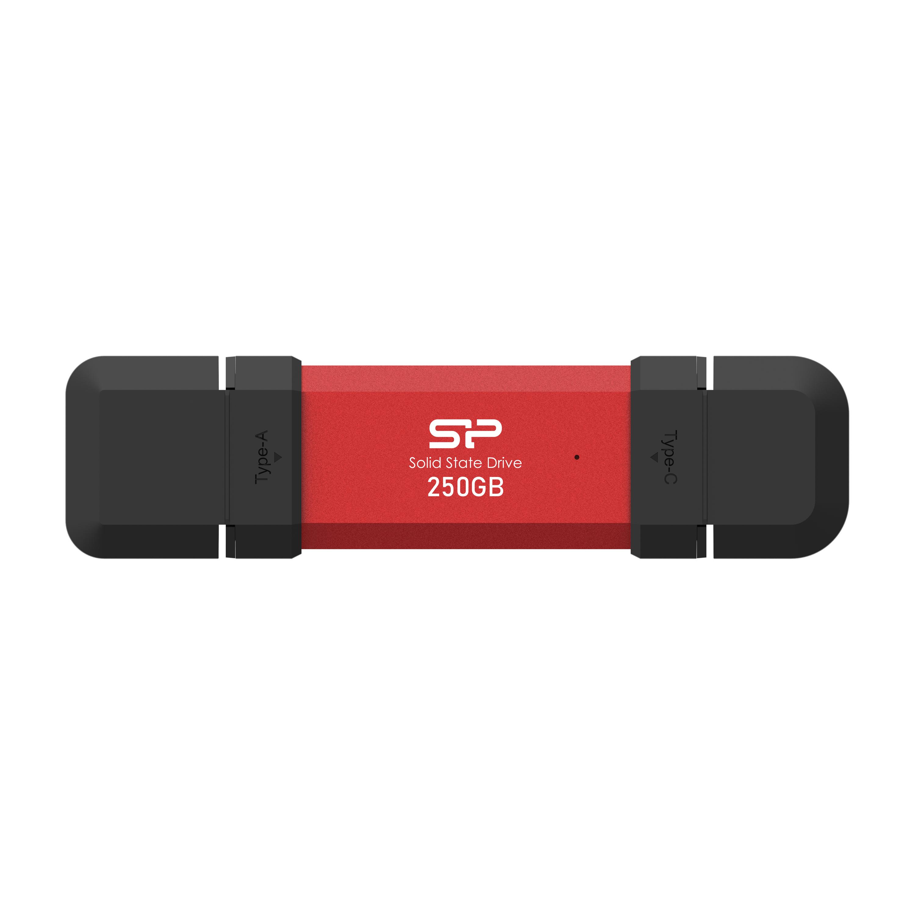 External SSD Silicon Power DS72 Red - 250GB
