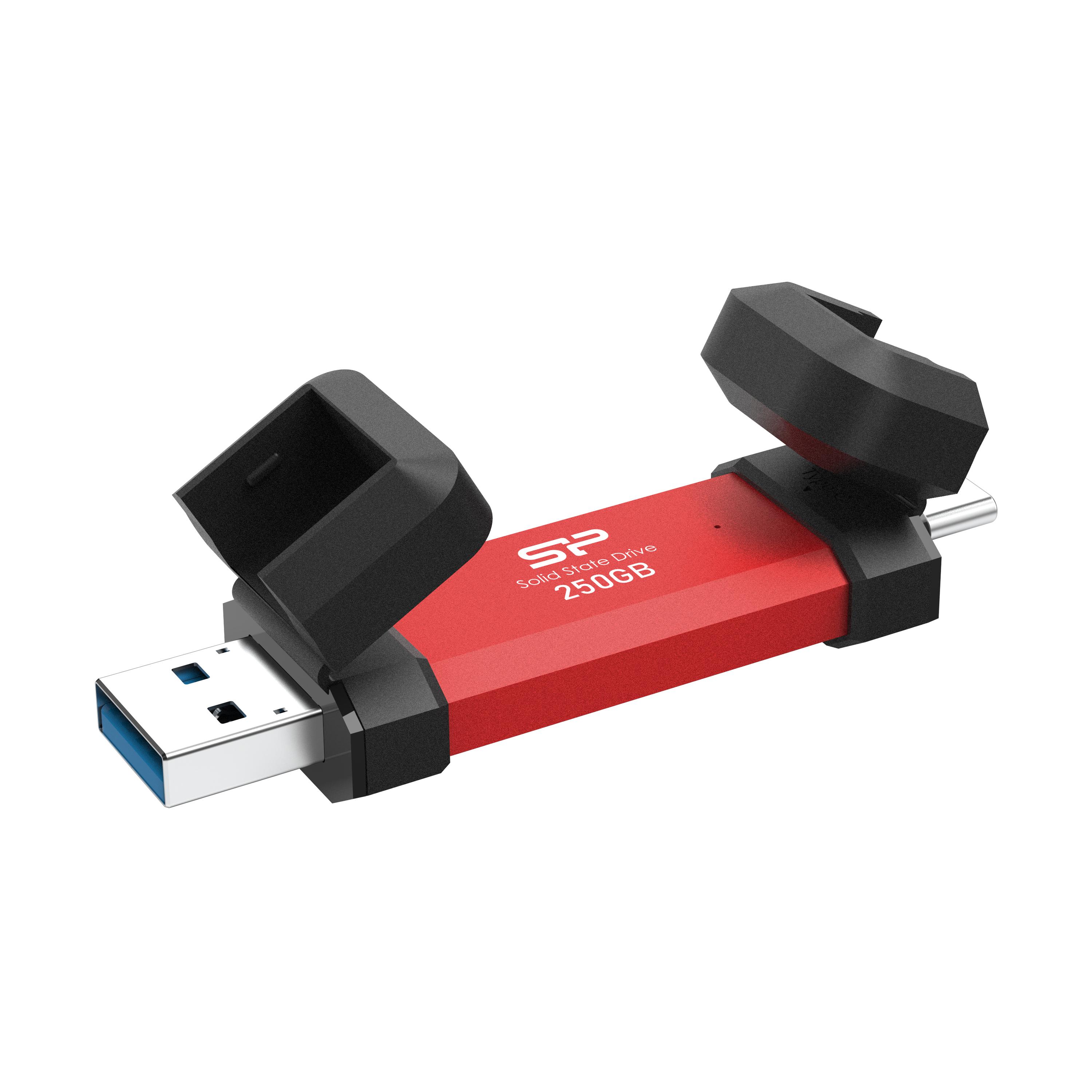 External SSD Silicon Power DS72 Red - 250GB