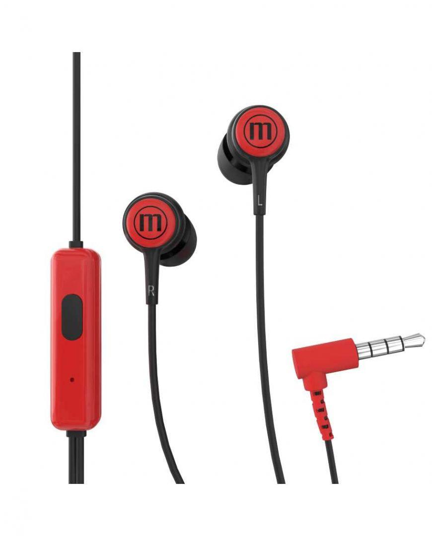 In-Ear Kopfhörer mit Mikrofon MAXELL IN-TIPS RED