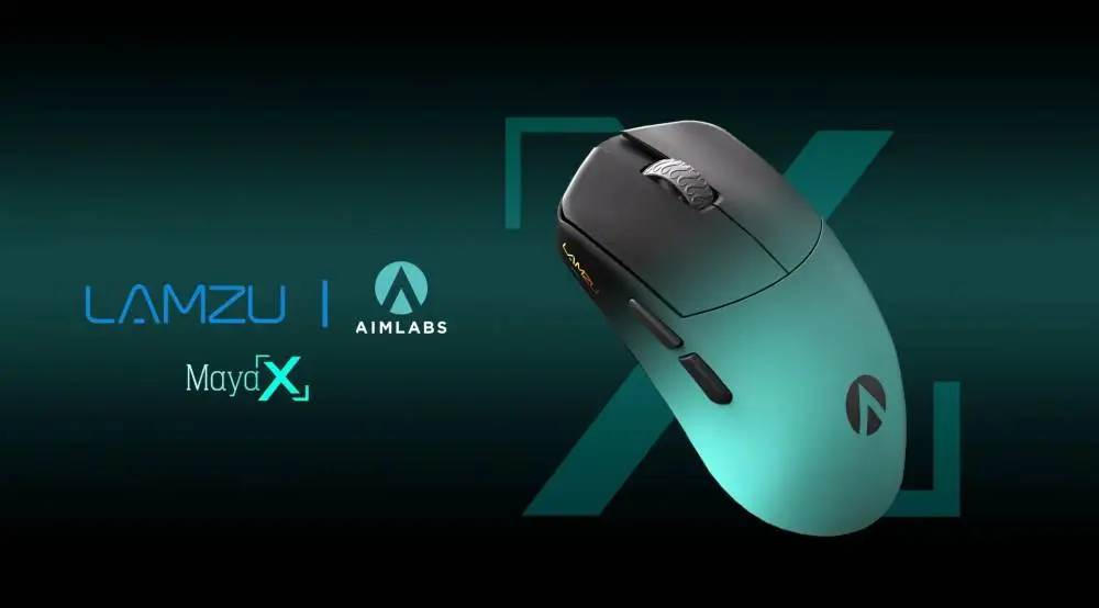 Lamzu професионална геймърска мишка MAYA X 8K - Wireless Gaming Mouse - Aimlabs Edition