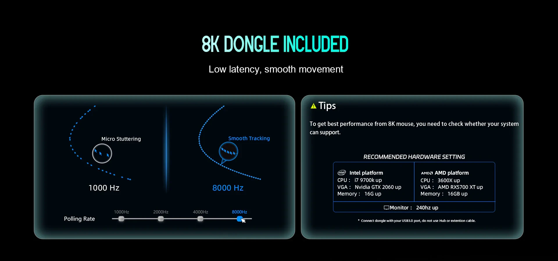 Lamzu професионална геймърска мишка MAYA X 8K - Wireless Gaming Mouse - Aimlabs Edition