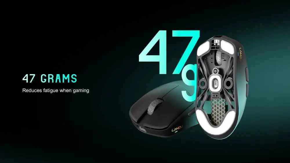 Lamzu професионална геймърска мишка MAYA X 8K - Wireless Gaming Mouse - Aimlabs Edition