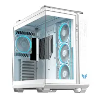 Кутия ASUS TUF Gaming GT502 Horizon ARGB White Edition - 90DC0093-B19010