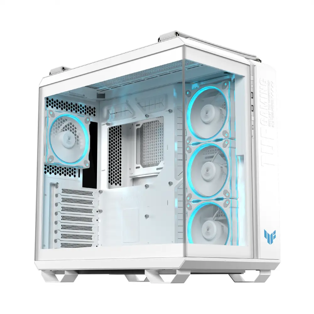 Кутия ASUS TUF Gaming GT502 Horizon ARGB White Edition - 90DC0093-B19010