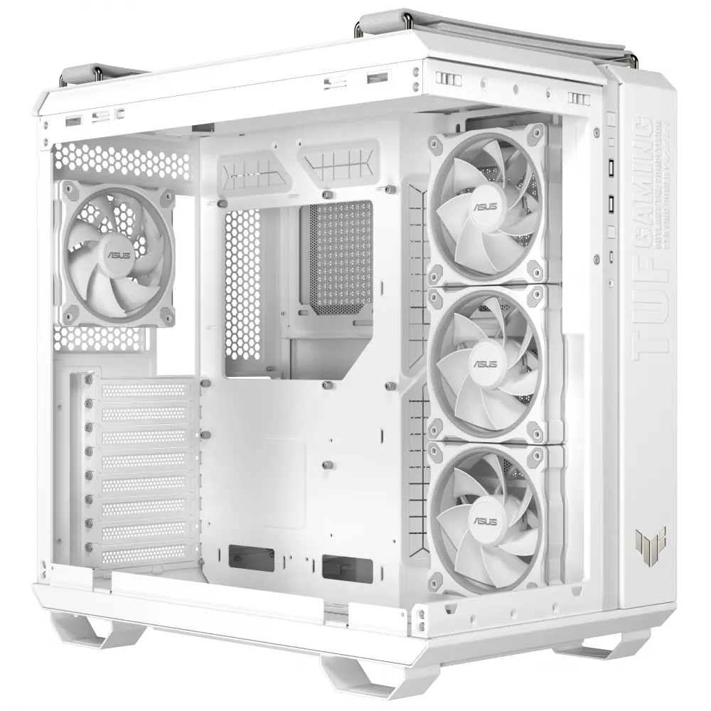 Кутия ASUS TUF Gaming GT502 Horizon ARGB White Edition - 90DC0093-B19010