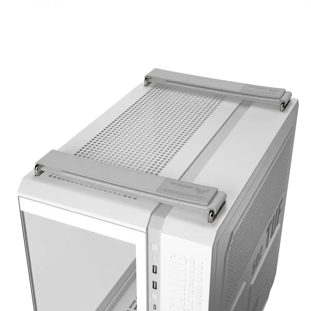 Кутия ASUS TUF Gaming GT502 Horizon ARGB White Edition - 90DC0093-B19010