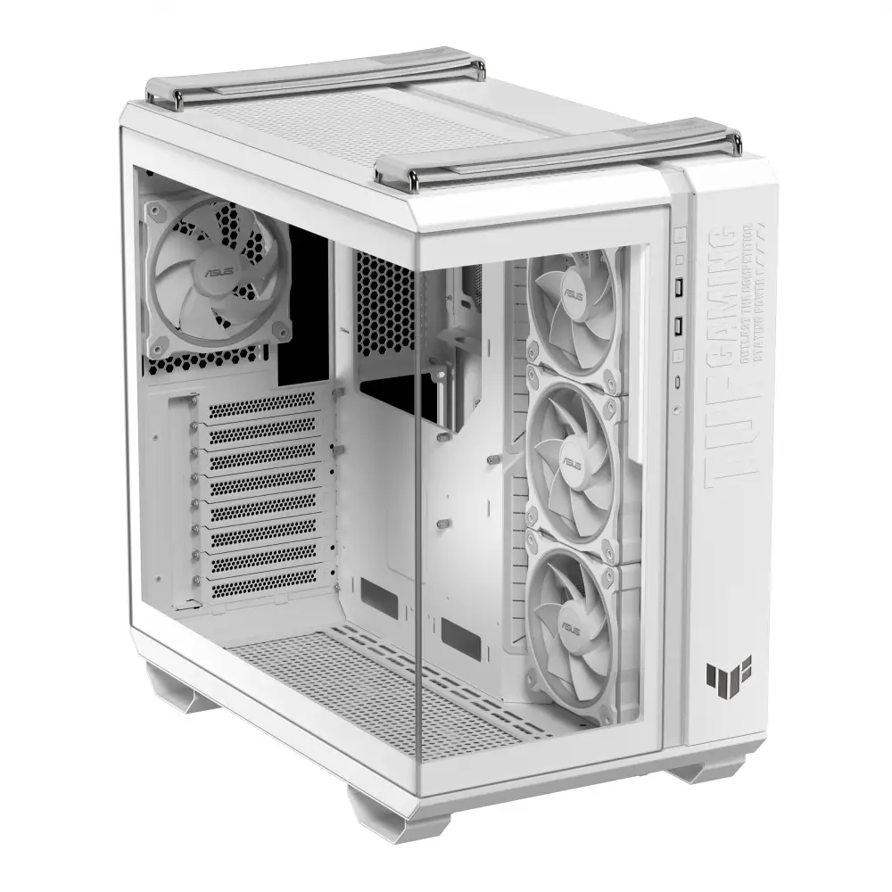 Кутия ASUS TUF Gaming GT502 Horizon ARGB White Edition - 90DC0093-B19010