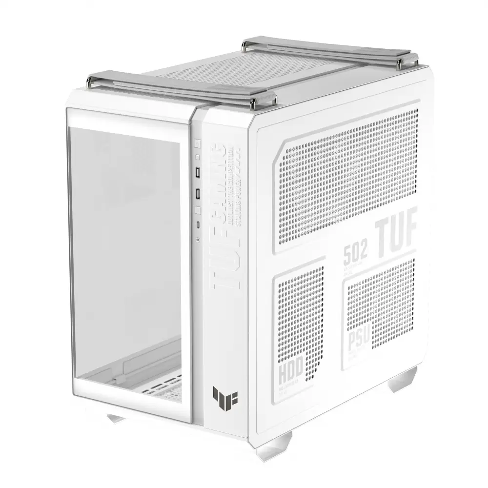 Кутия ASUS TUF Gaming GT502 Horizon ARGB White Edition - 90DC0093-B19010
