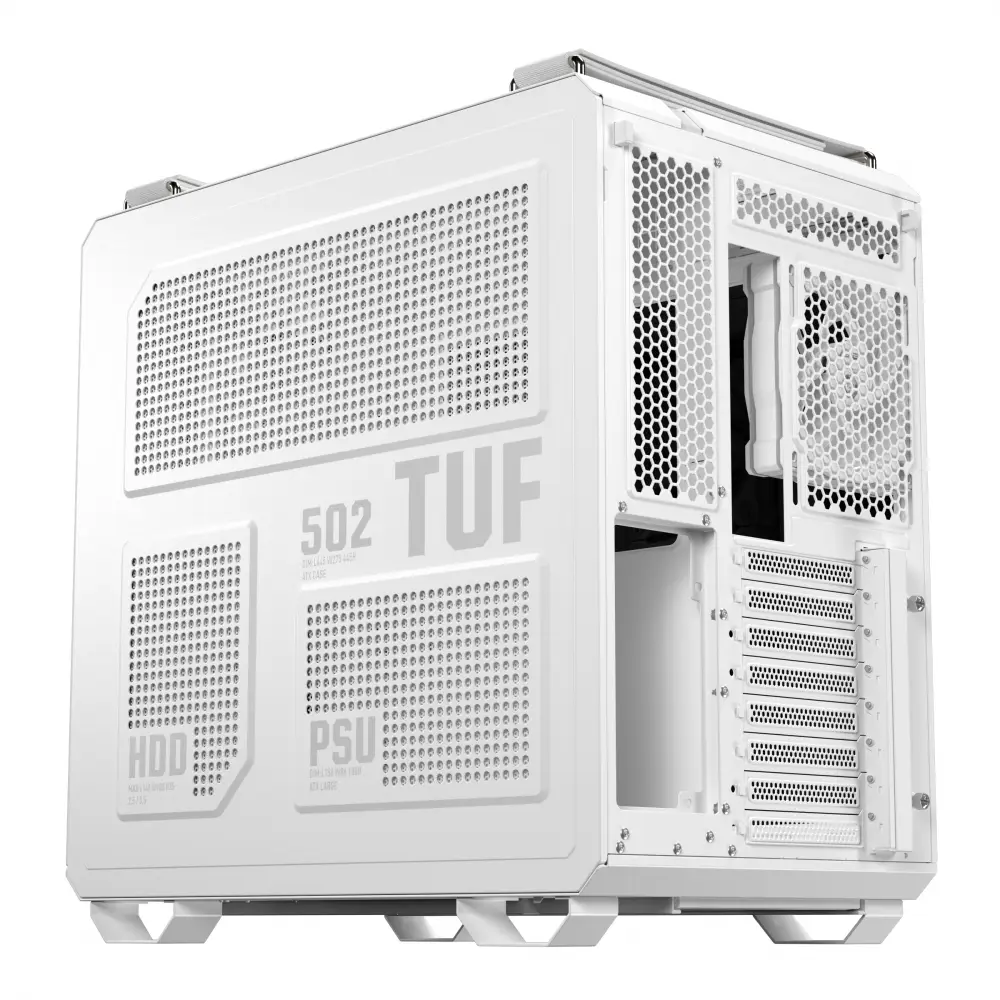 Кутия ASUS TUF Gaming GT502 Horizon ARGB White Edition - 90DC0093-B19010