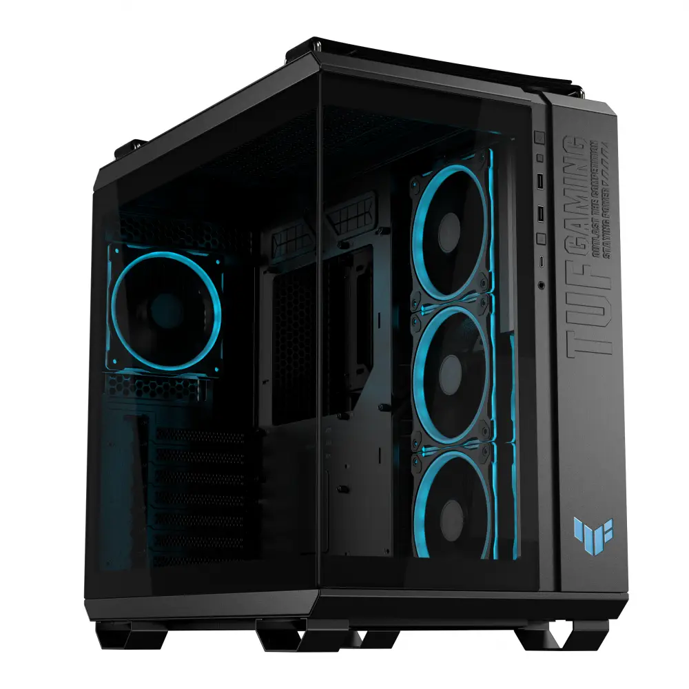 Кутия ASUS TUF Gaming GT502 Horizon ARGB Black Edition - 90DC0090-B19020