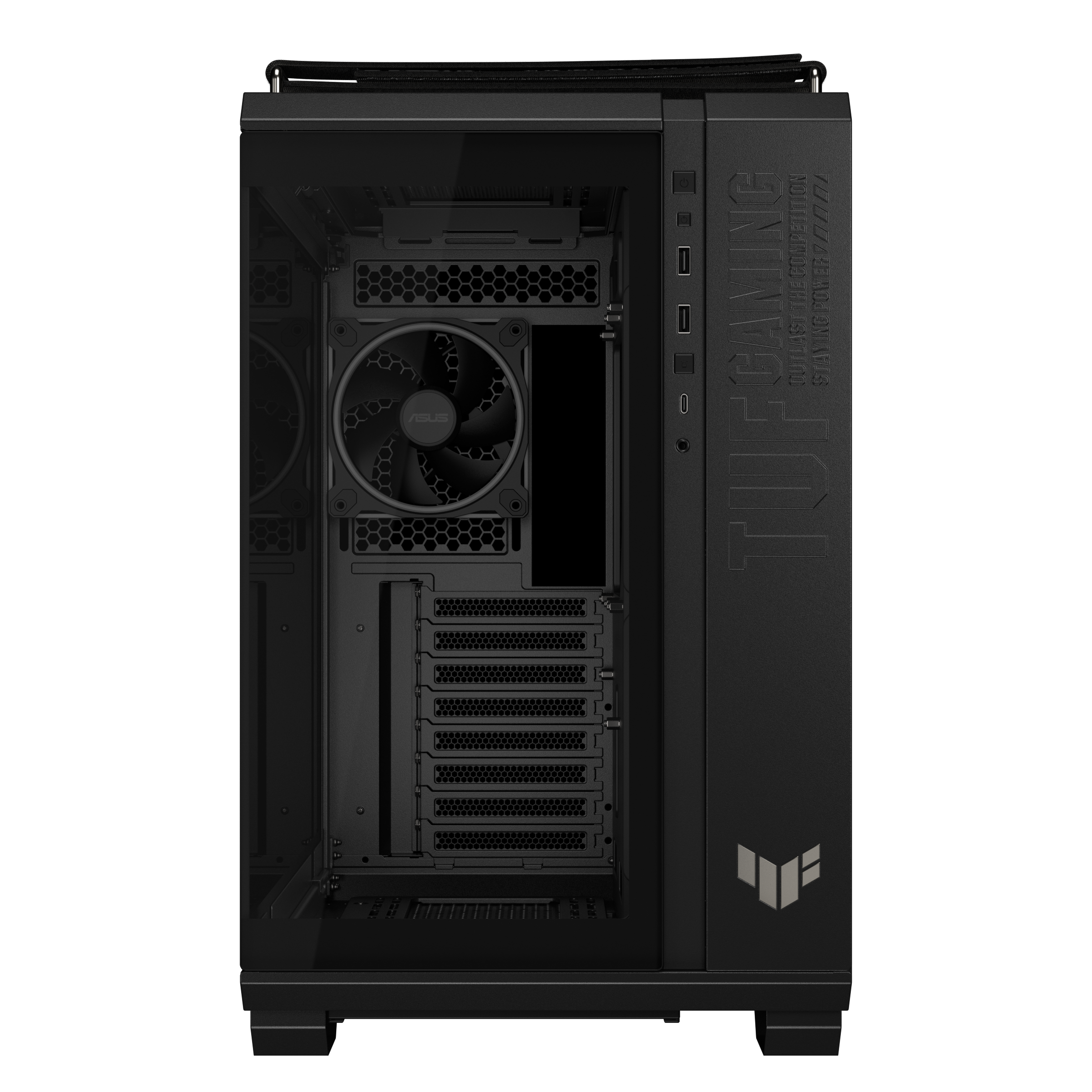 Кутия ASUS TUF Gaming GT502 Horizon ARGB Black Edition - 90DC0090-B19020