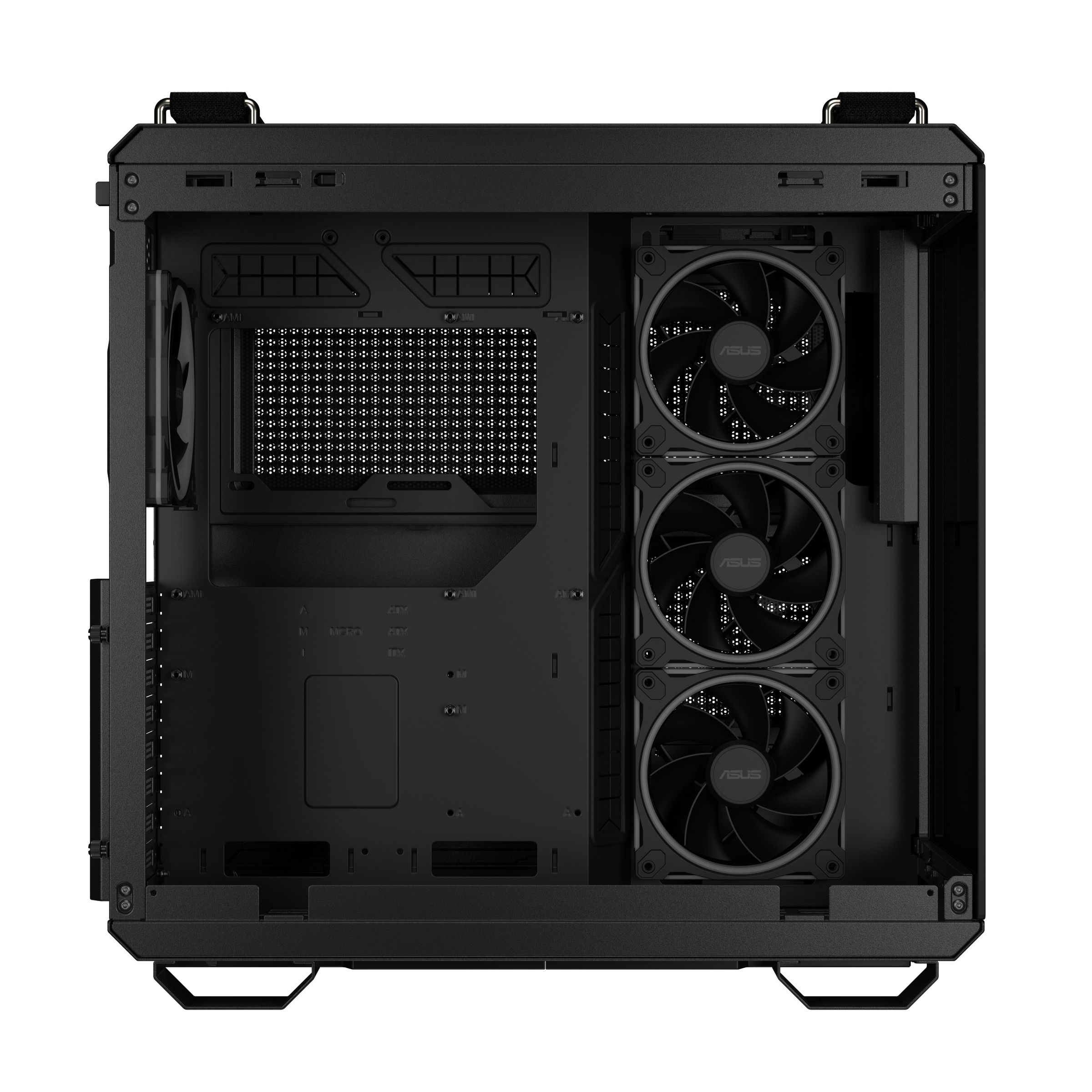 Кутия ASUS TUF Gaming GT502 Horizon ARGB Black Edition - 90DC0090-B19020