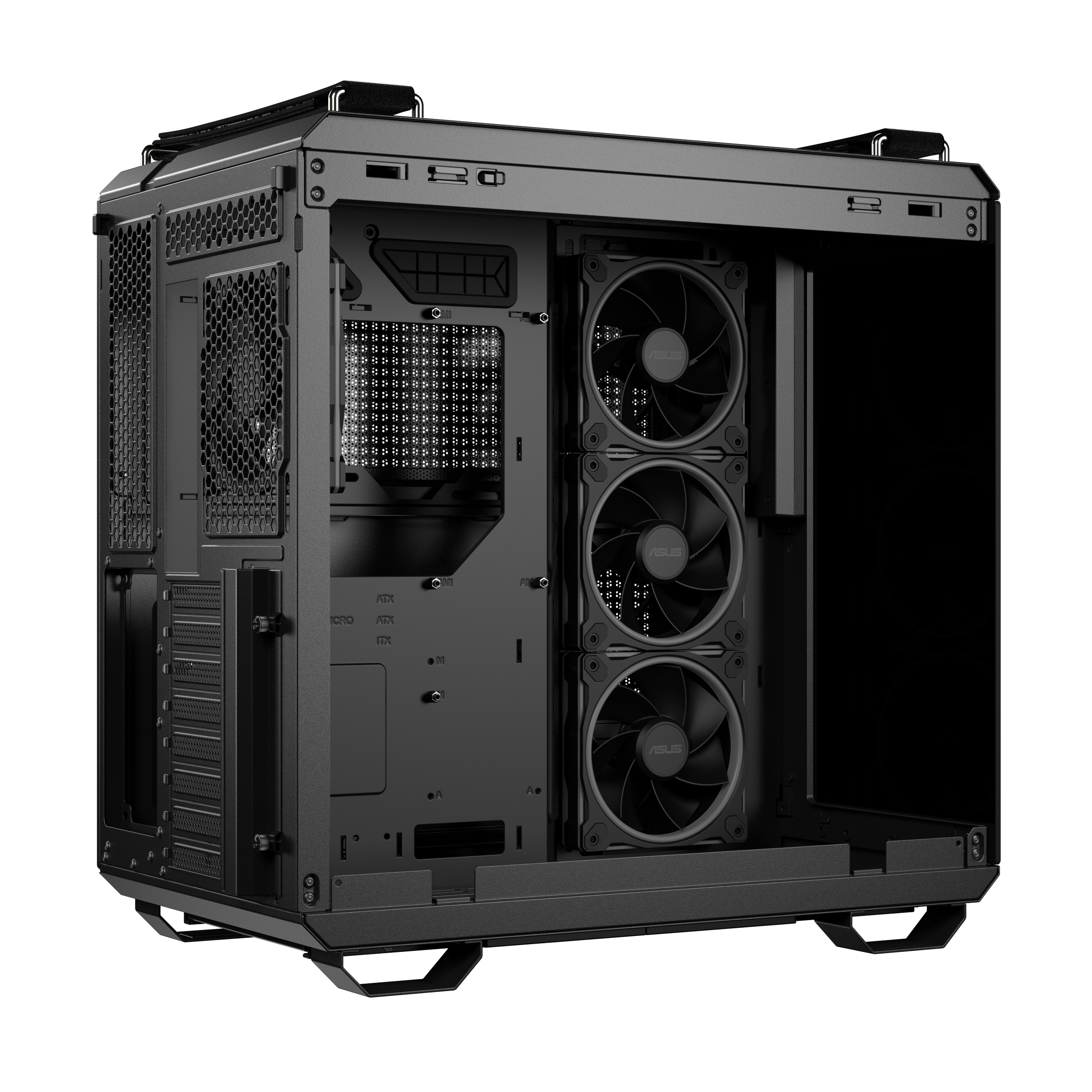 Кутия ASUS TUF Gaming GT502 Horizon ARGB Black Edition - 90DC0090-B19020