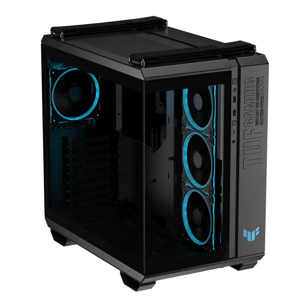 Кутия ASUS TUF Gaming GT502 Horizon ARGB Black Edition - 90DC0090-B19020