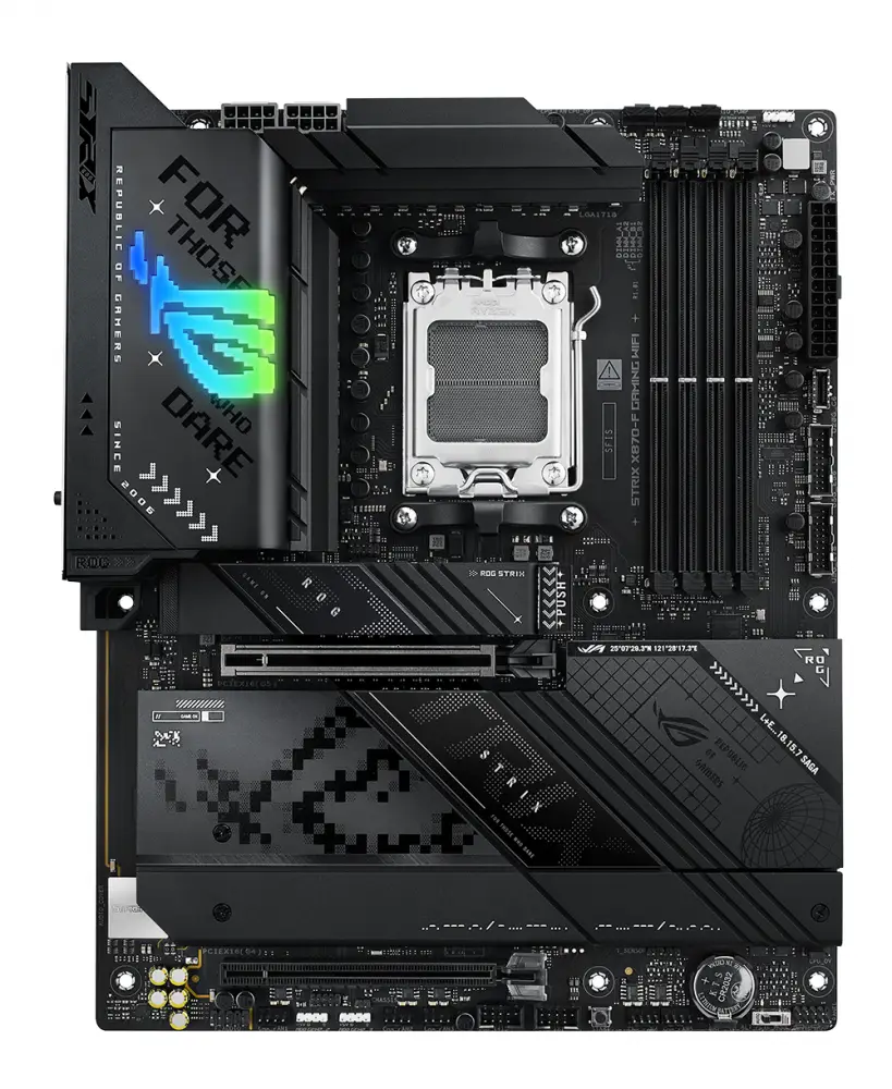 Дънна платка ASUS ROG STRIX X870-F GAMING WIFI AM5 DDR5