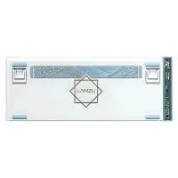 Lamzu професионална геймърска механична клавиатура Professional Gaming Mechanical Keyboard JET 75 - 8K, Magnetic Gateron Jade Switches - White/Blue