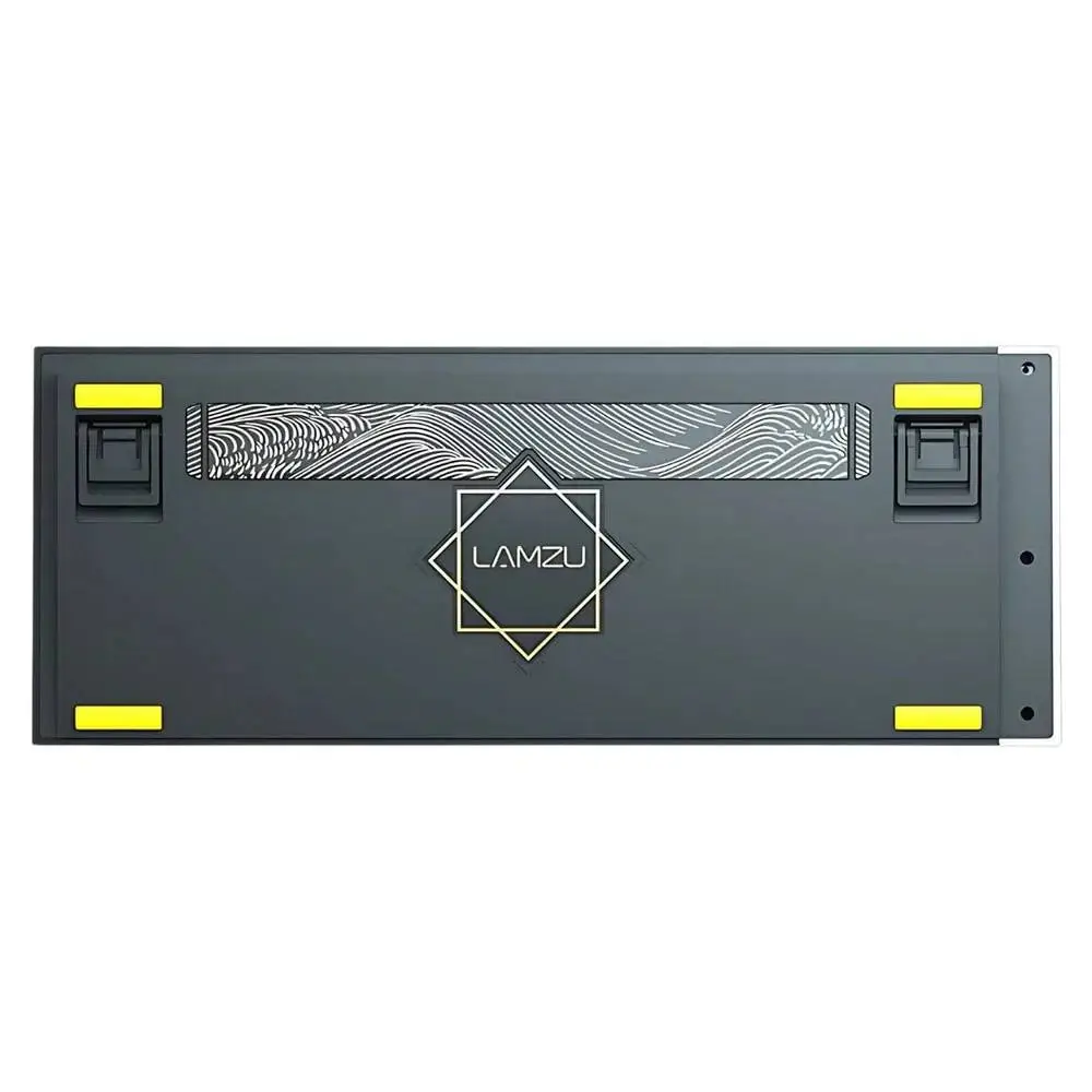Геймърска механична клавиатура Lamzu JET 75 - 8K, Magnetic Gateron Jade Switches - Black/Yellow