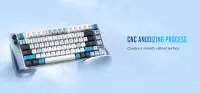 Геймърска механична клавиатура Lamzu JET 75 - 8K, Magnetic Gateron Jade Switches - Black/Yellow
