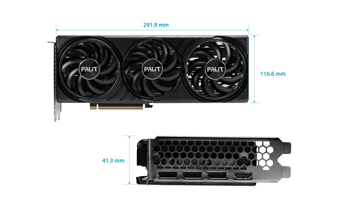 Видео карта Palit GeForce RTX 5070 Infinity 3 12GB - NE75070019K9-GB2050S