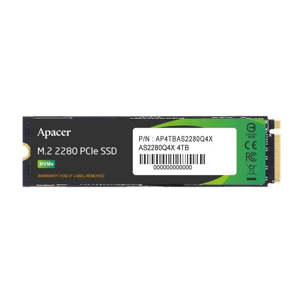 Диск SSD Apacer AS2280Q4X 1TB М.2 2280 NVMe PCIe Gen4x4 - AP1TBAS2280Q4X-1 
