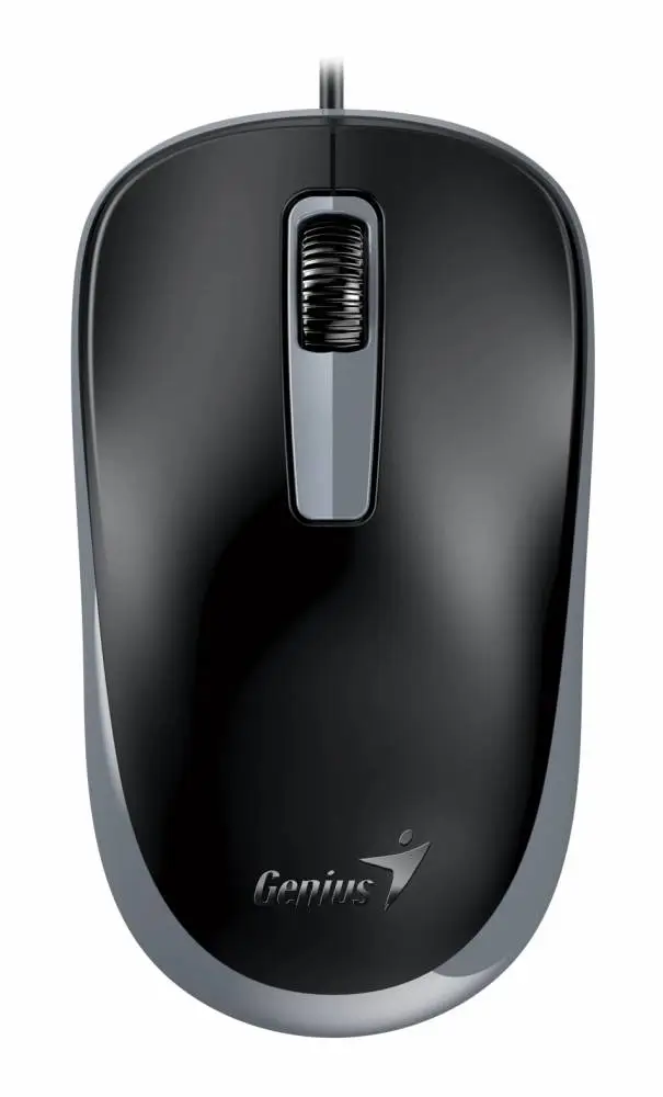 Genius безшумна мишка Silent Mouse DX-125S Black+Grey - SILENT, USB