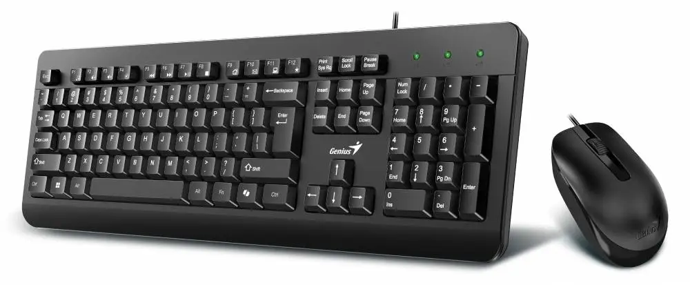 Genius клавиатура и мишка Keyboard and Mouse - KM-160 Black - AI, BG, USB