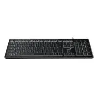 Genius клавиатура кирилизирана Keyboard SlimStar 820 Black  - AI, Illuminated, Slim, BG, USB