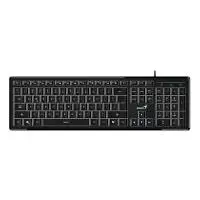 Genius клавиатура кирилизирана Keyboard SlimStar 820 Black  - AI, Illuminated, Slim, BG, USB