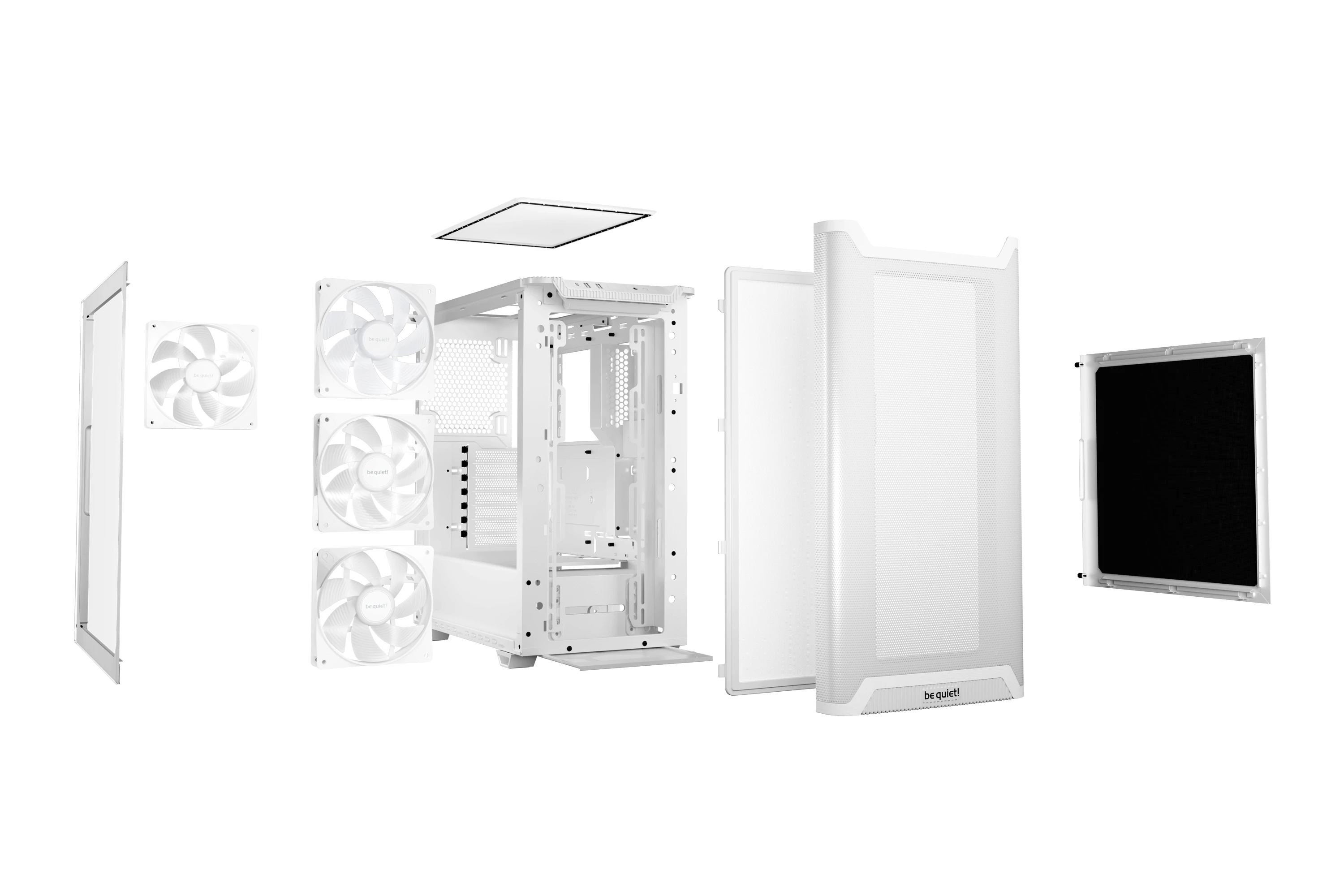 Кутия be quiet! Pure Base 501 LX White Case ATX - BGW79