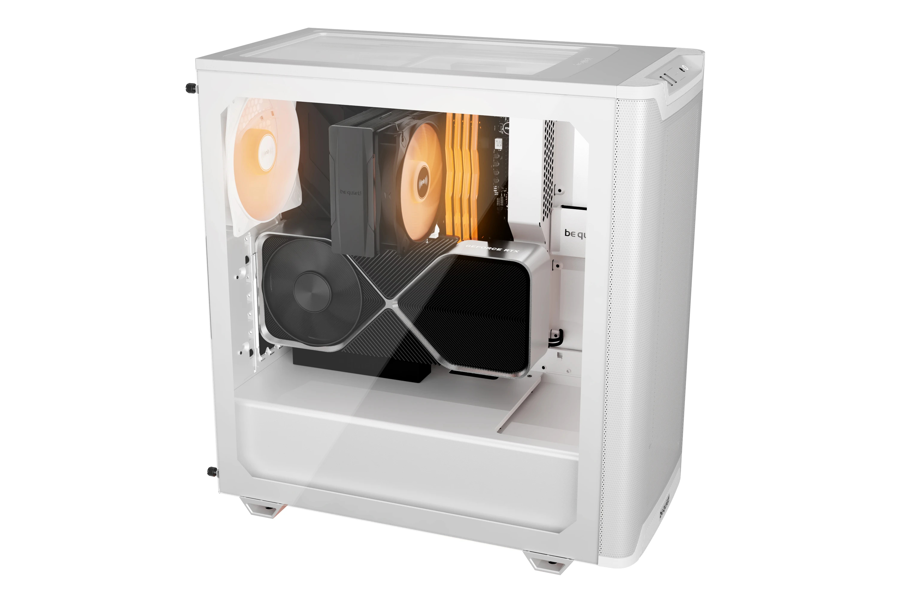 Кутия be quiet! Pure Base 501 LX White Case ATX - BGW79