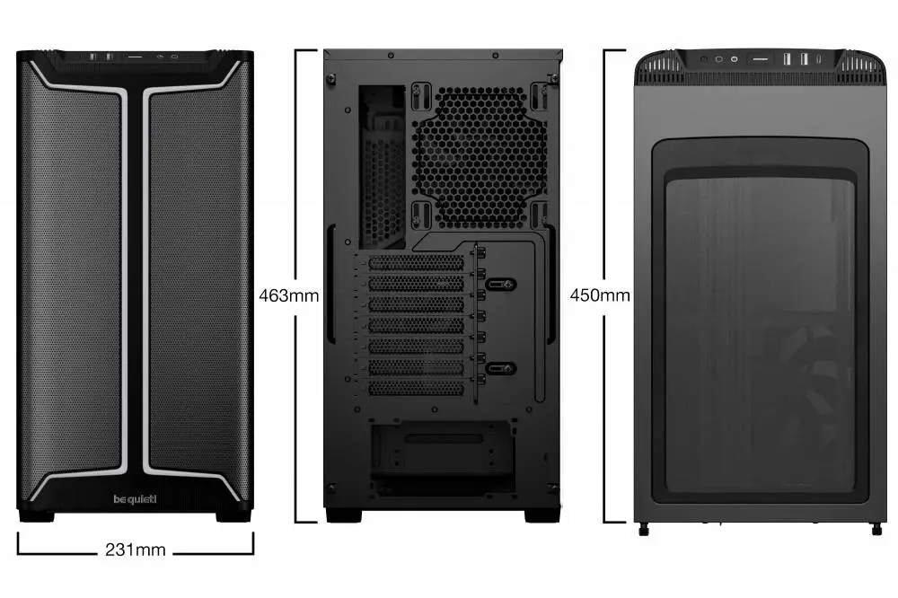 Кутия be quiet! Pure Base 501 DX Black Case ATX - BGW76