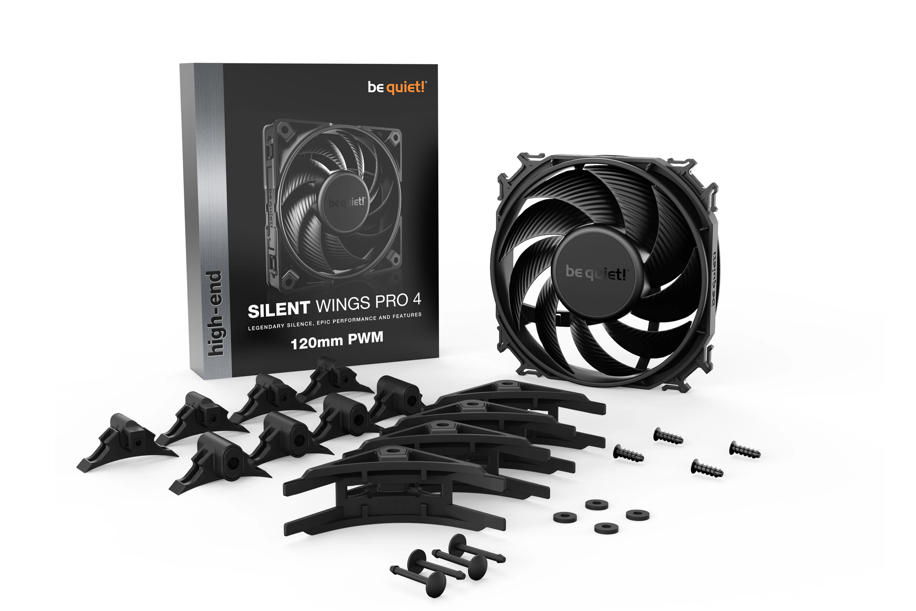 Вентилатор be quiet! SILENT WINGS PRO 4 120mm PWM - BL098